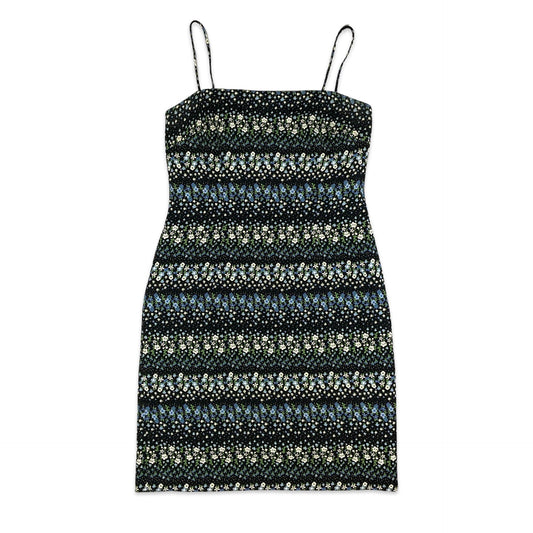 90s Floral Fitted Dress