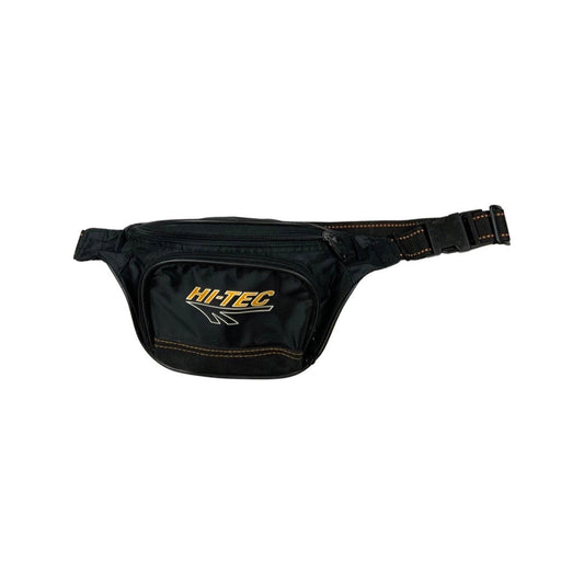 Vintage 80s Hi-Tec Black Bum Bag