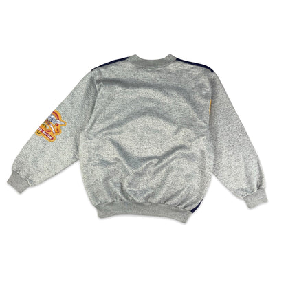 Vintage Grey Graphic Print Sweatshirt L