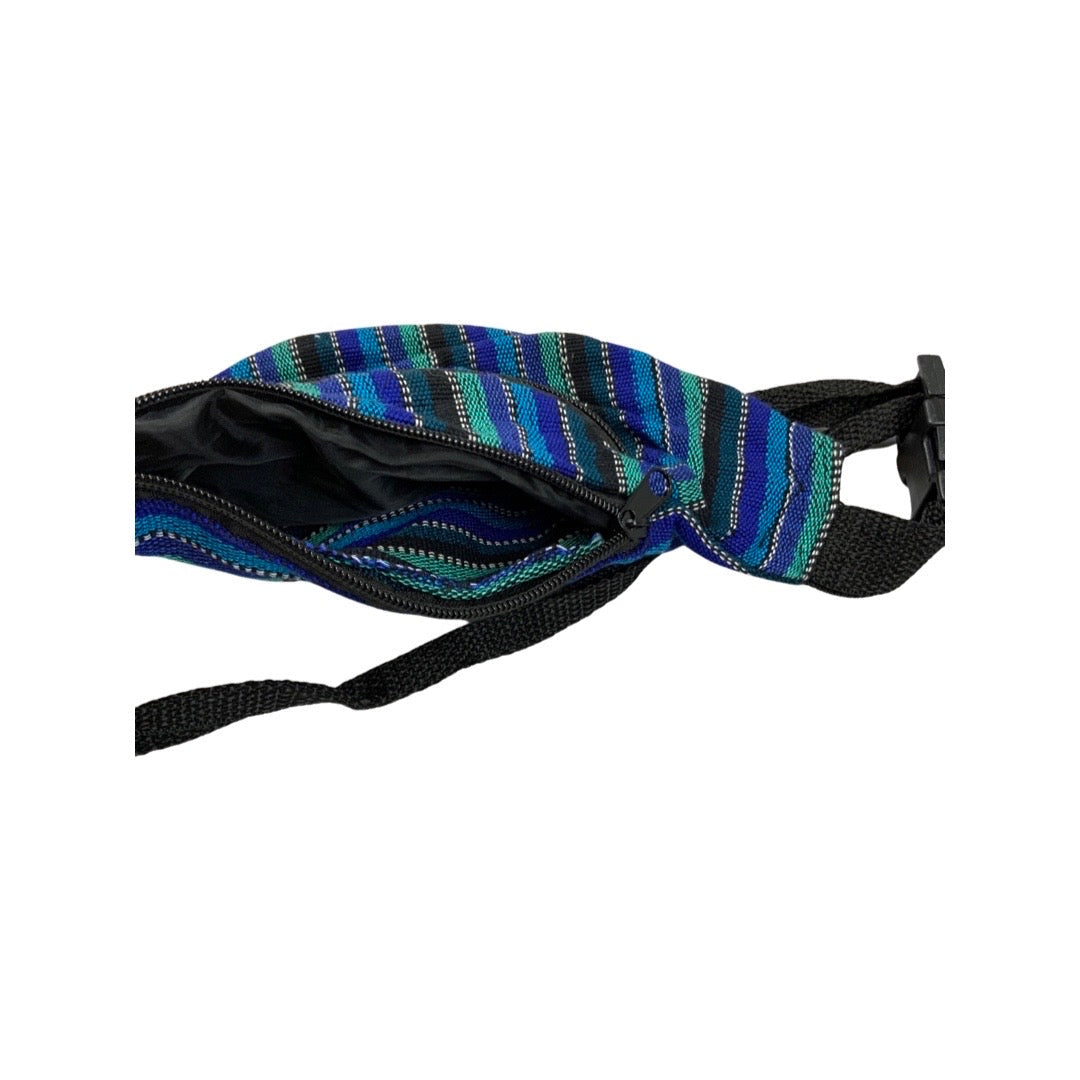 Vintage Multicolour Woven Bum Bag