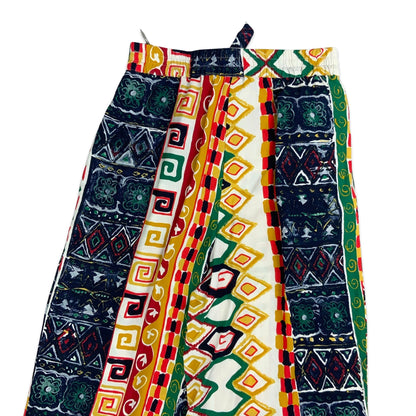 80s Print Wide Leg Trouser 6 8
