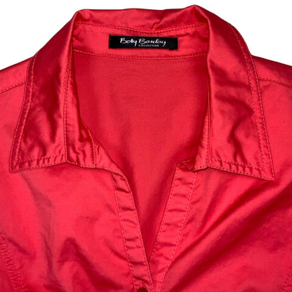 Vintage 90s Y2K ‘Betty Barclay Collection’ Red Cargo Style Summer Dress 12 14