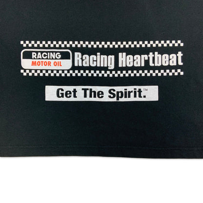 Vintage 76 Motor Oil Racing Tee Black Orange White Blue