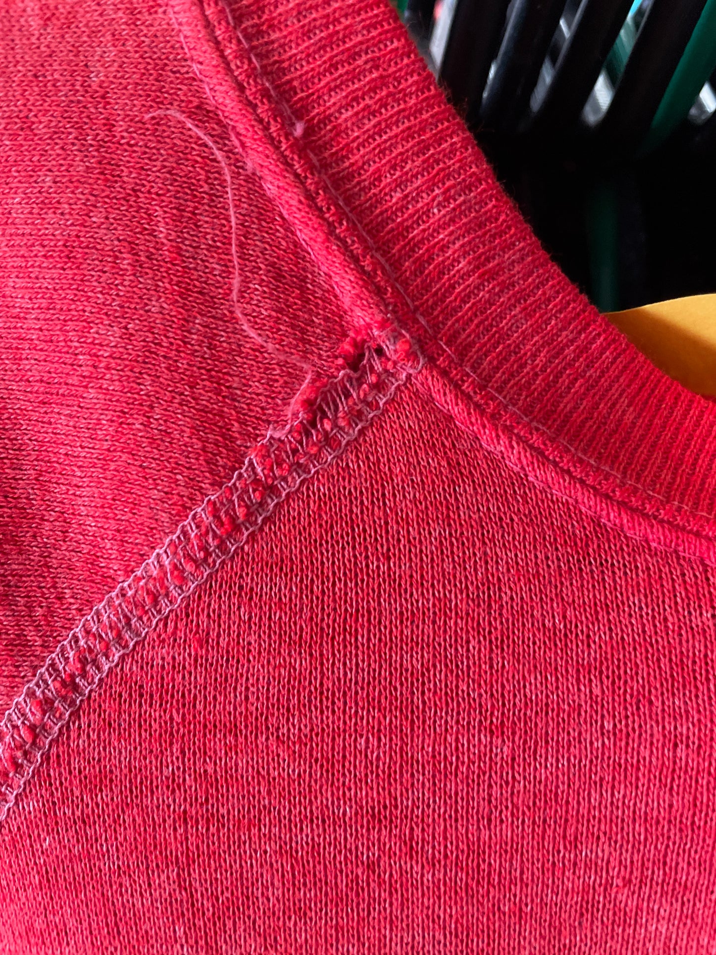 Vintage 70s 80s Rare Tintin Graphic Print Red Sweatshirt M