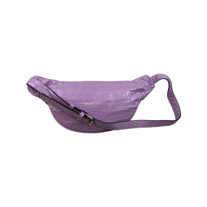 Vintage Pink Crocodile Print Bum Bag