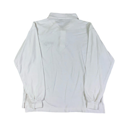 Vintage 90s Kenzo White Polo T-Shirt M