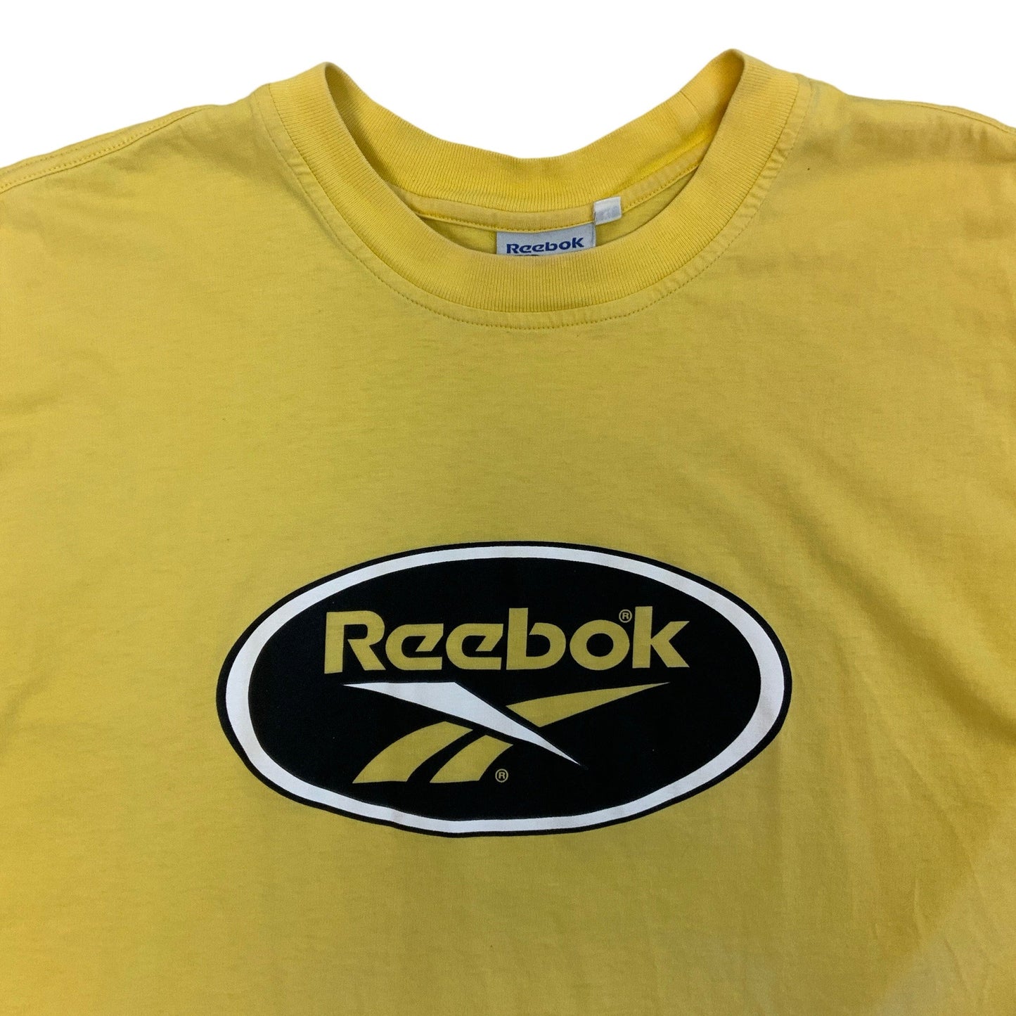 90s Yellow Reebok Tee XL