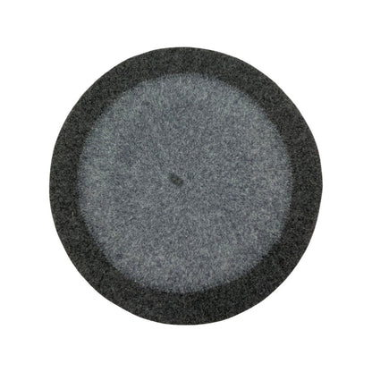 Vintage Grey Two-Tone Beret