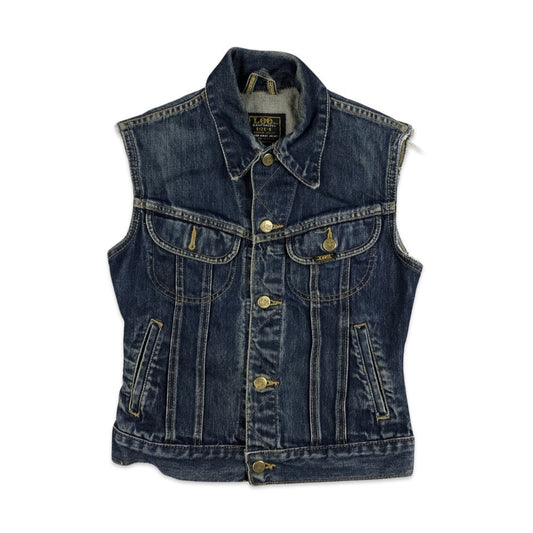 Vintage 80s 90s Lee Women's Denim Gilet 4 6