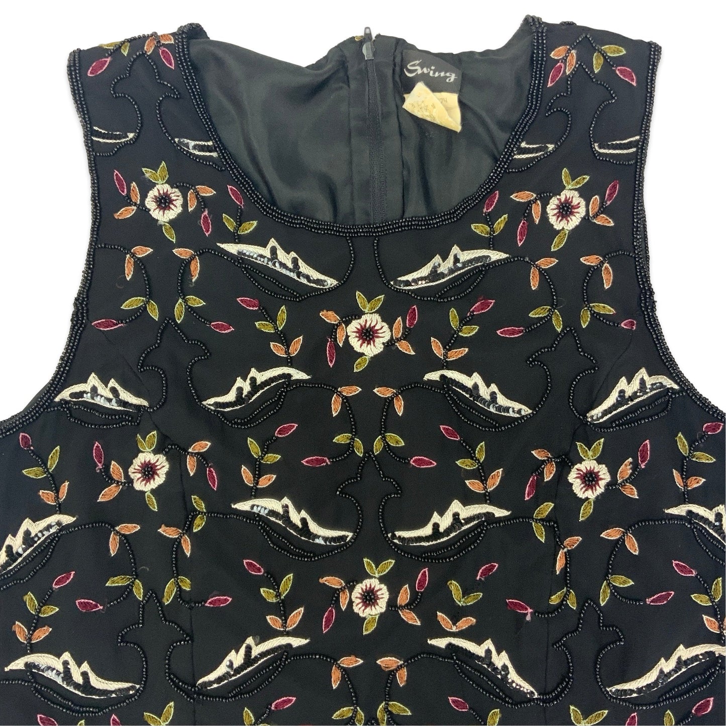 Vintage Floral Embellished Top 14 16