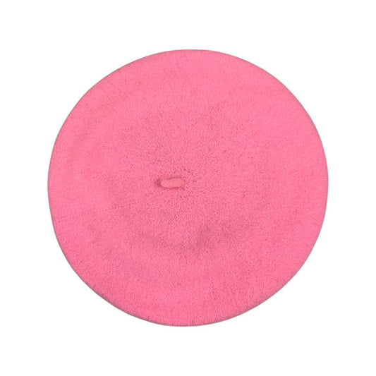 Vintage Bright  Bubblegum Pink Beret