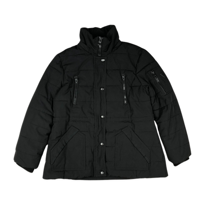 Vintage Guess Black Puffer Jacket 16