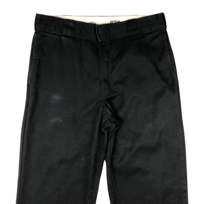 Vintage Dickies 874 Black Trousers 33W 31L