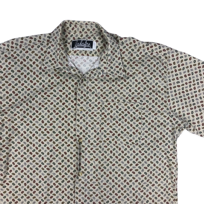 Vintage 80s 90s Abstract Print Shirt XL