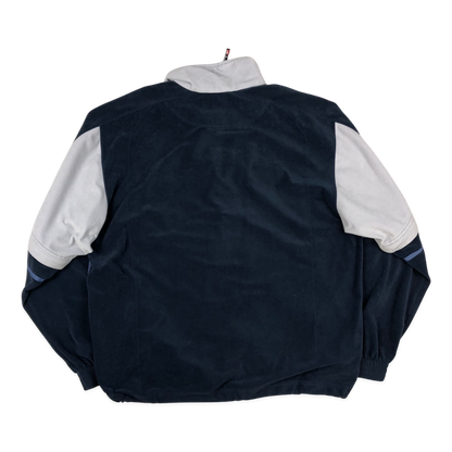 Vintage Lotto Blue and Grey Zip-up Track Jacket XXL
