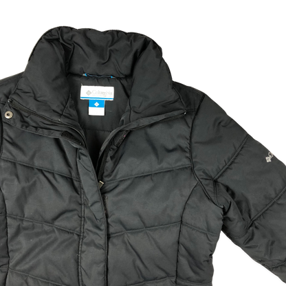 Vintage Columbia Black Puffer Jacket 8-10