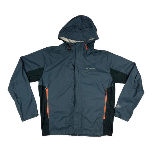 Preloved Columbia Hooded Teal Raincoat XL-3XL