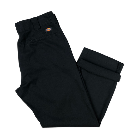 Vintage Dickies 874 Flex Black Trousers 37W 29L