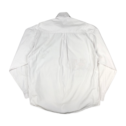 Vintage Carlo Colucci White Embroidered Shirt XL