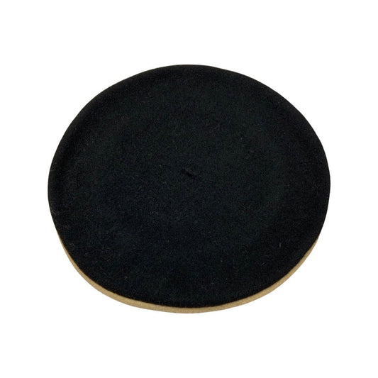 Vintage Black Beige  Two-Tone Beret