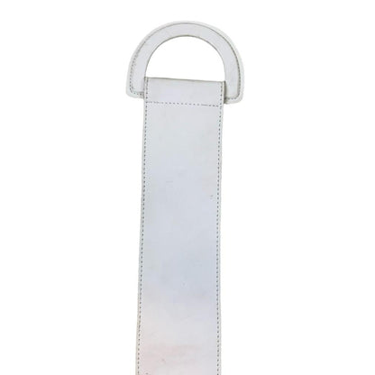 1990s Vintage White Chunky Belt