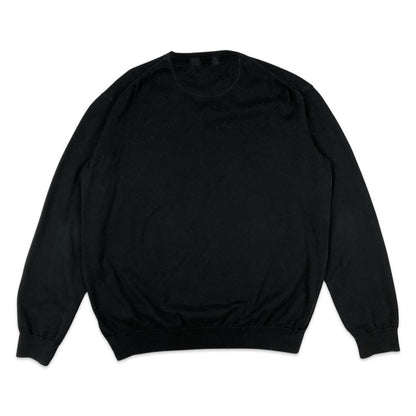 GANT Black V Neck Knit Jumper XL