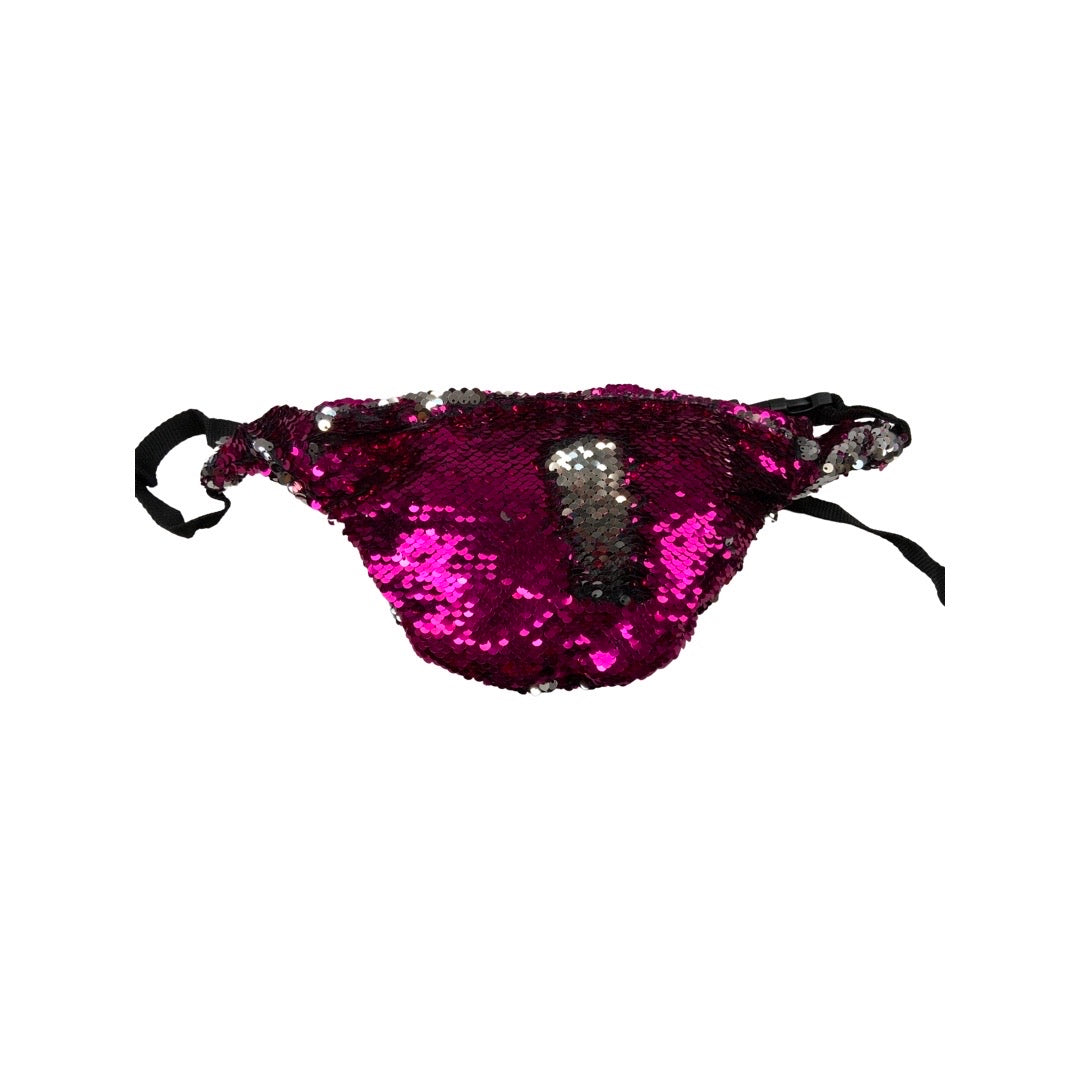 Vintage Pink Sequin Bum Bag