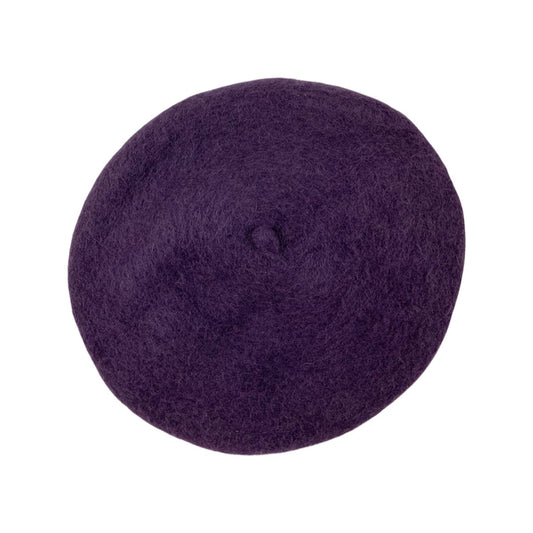 Vintage Beret Purple