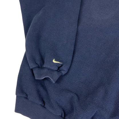 Vintage 90s Nike Spell Out Blue Hoodie L XL
