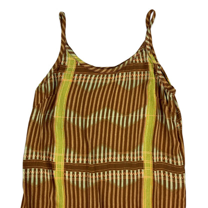 Vintage Brown & Green Cami Top 6 8