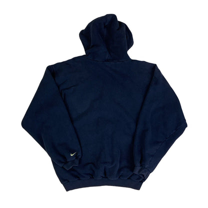 Vintage 90s Nike Spell Out Blue Hoodie L XL