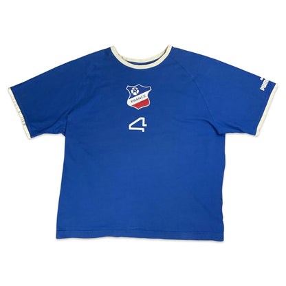 Vintage Blue Puma Sports Tee S M L