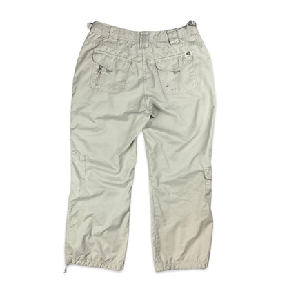 Y2K Beige Petite Leg Cargo Trousers 14