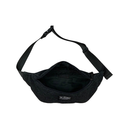 Vintage Black Denim Bum Bag
