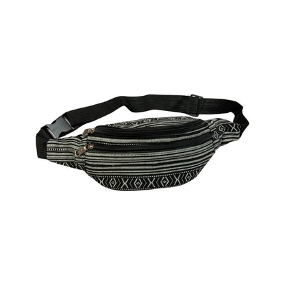 Vintage Multicolour Woven Bum Bag