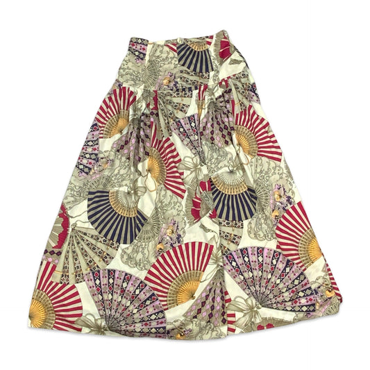 90s Drop Waist Maxi Skirt 8 10