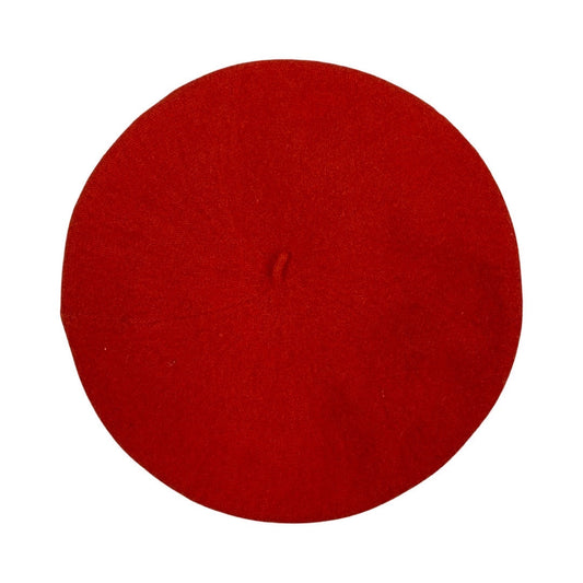 Vintage 80s Red Beret