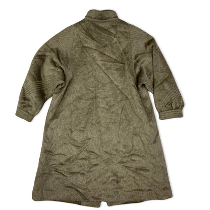 Vintage Beige Llama Wool Duster Coat 14 16