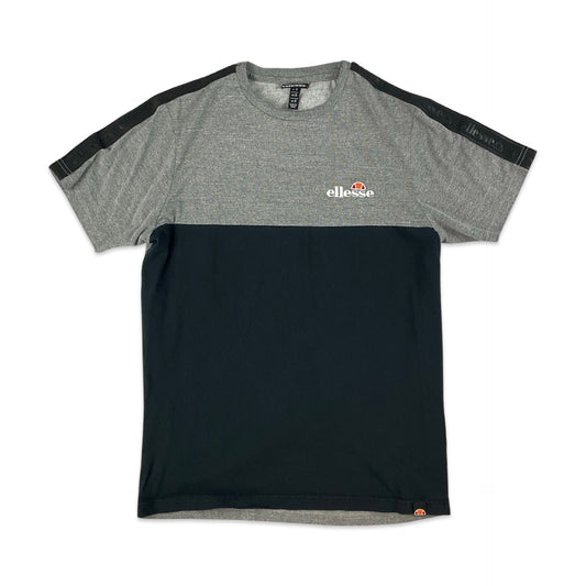 Vintage Ellesse Grey & Black Tee XS S