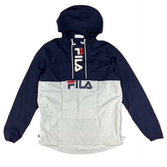 Vintage 90s Fila Navy White & Red Windbreaker S M