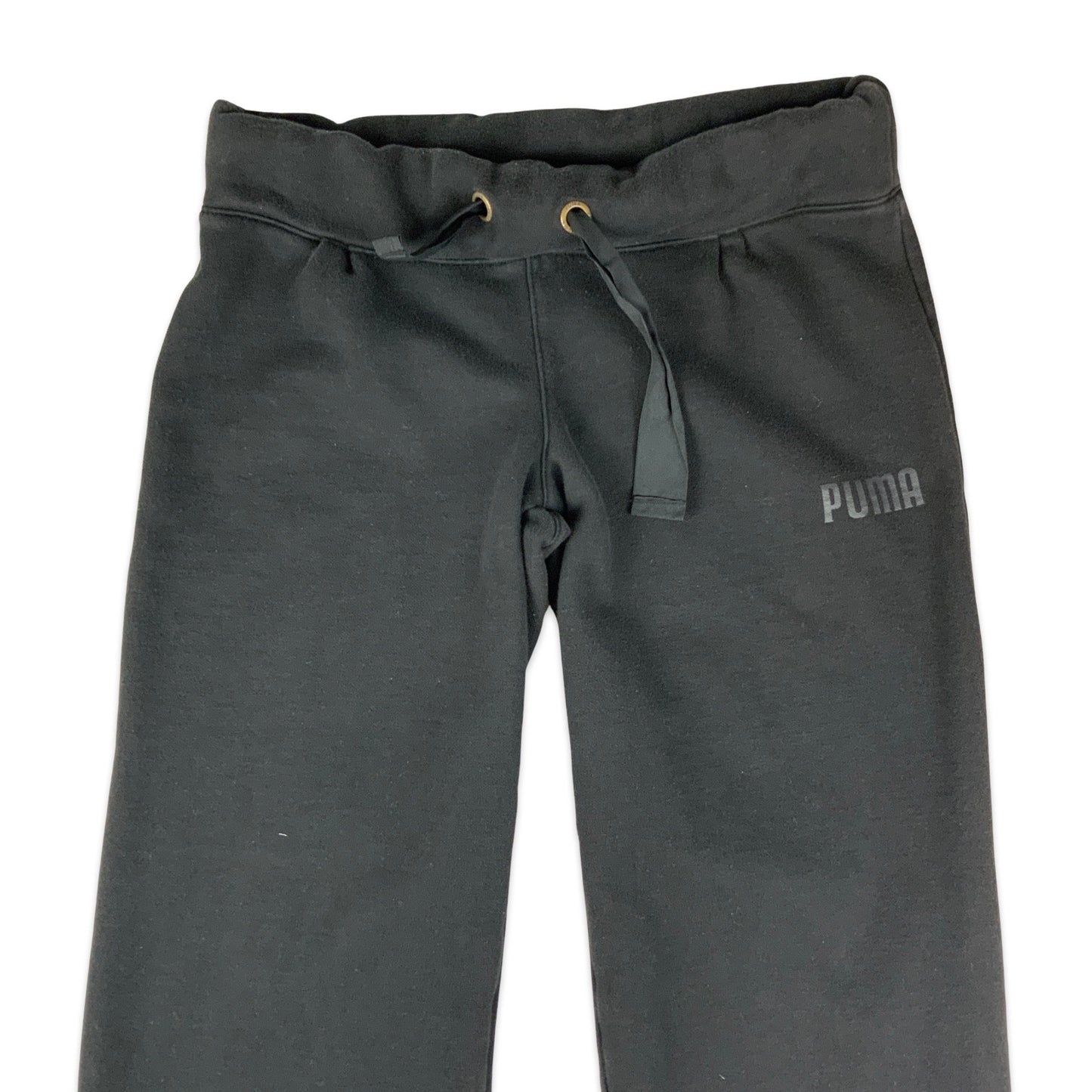 Puma Black Wide Leg Joggers 10 12