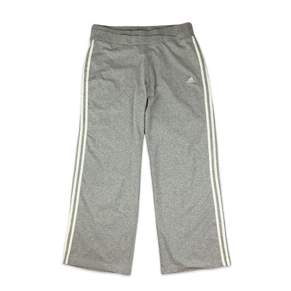 Adidas Grey Wide Leg Joggers 18 20