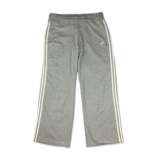 Adidas Grey Wide Leg Joggers 18 20