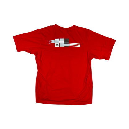 Vintage 90s Adidas T-Shirt Red XL