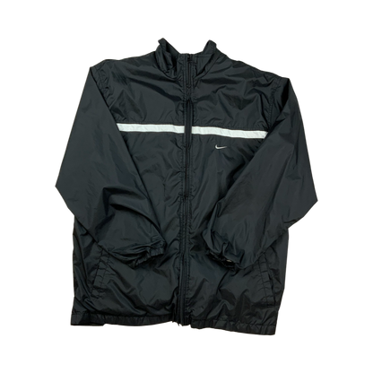 Vintage 90s Nike Shell Jacket Black XXL