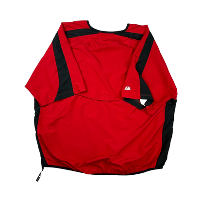 Vintage Y2K Majestic Pull-Over Windbreaker Red XL