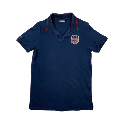 Vintage Y2K Kappa Polo Shirt Navy Mens S