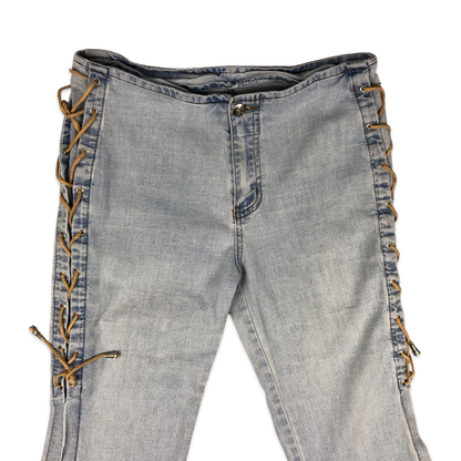Vintage Flared Lace Detail Jeans 30W 29L