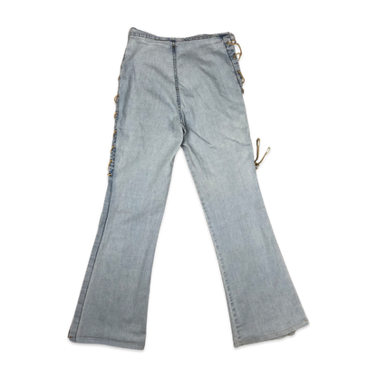 Vintage Flared Lace Detail Jeans 30W 29L