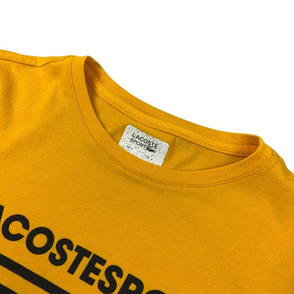 Vintage Y2K Lacoste T-Shirt Yellow S